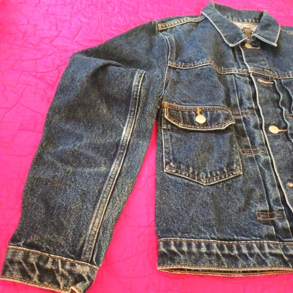 Polo Jean Co Ralph Lauren 100%Cotton Authentic Vintage Jacket Size Small - Picture 8 of 11